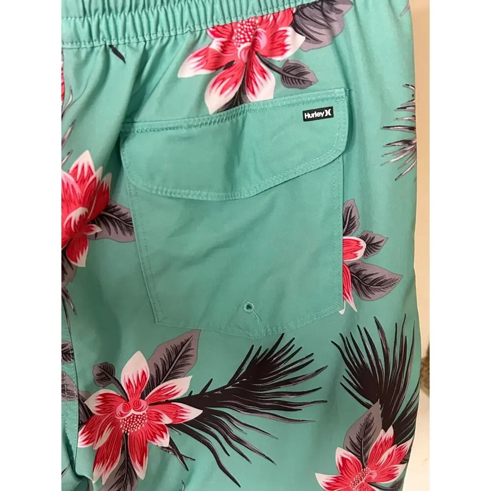 Hurley Tropical Lined Above the Knee Board Shorts Size M